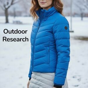 Outdoor Research Women's light Grey Grey Puffer Skirt (Bum warmer)